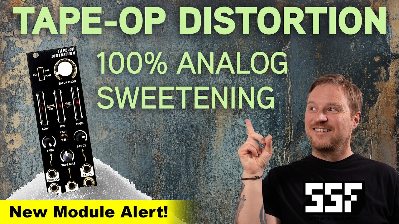 Video thumbnail: SSF Tape-Op Distortion: Analog Warmth, Grit, & Glue