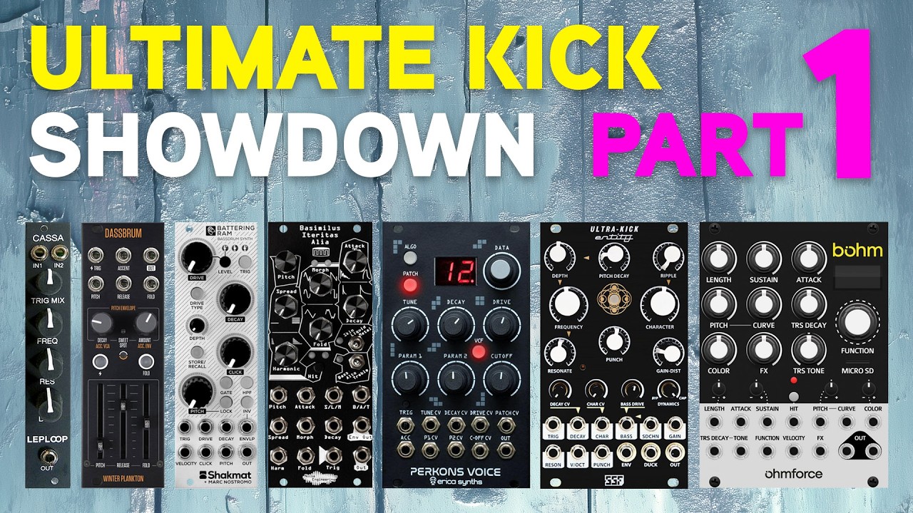 Video thumbnail: The Ultimate Kick Drum Showdown: Part 1