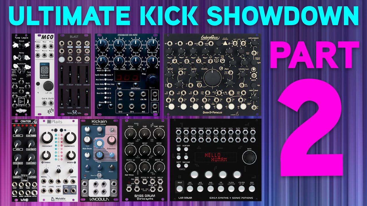 Video thumbnail: The Ultimate Kick Drum Showdown: Part 2