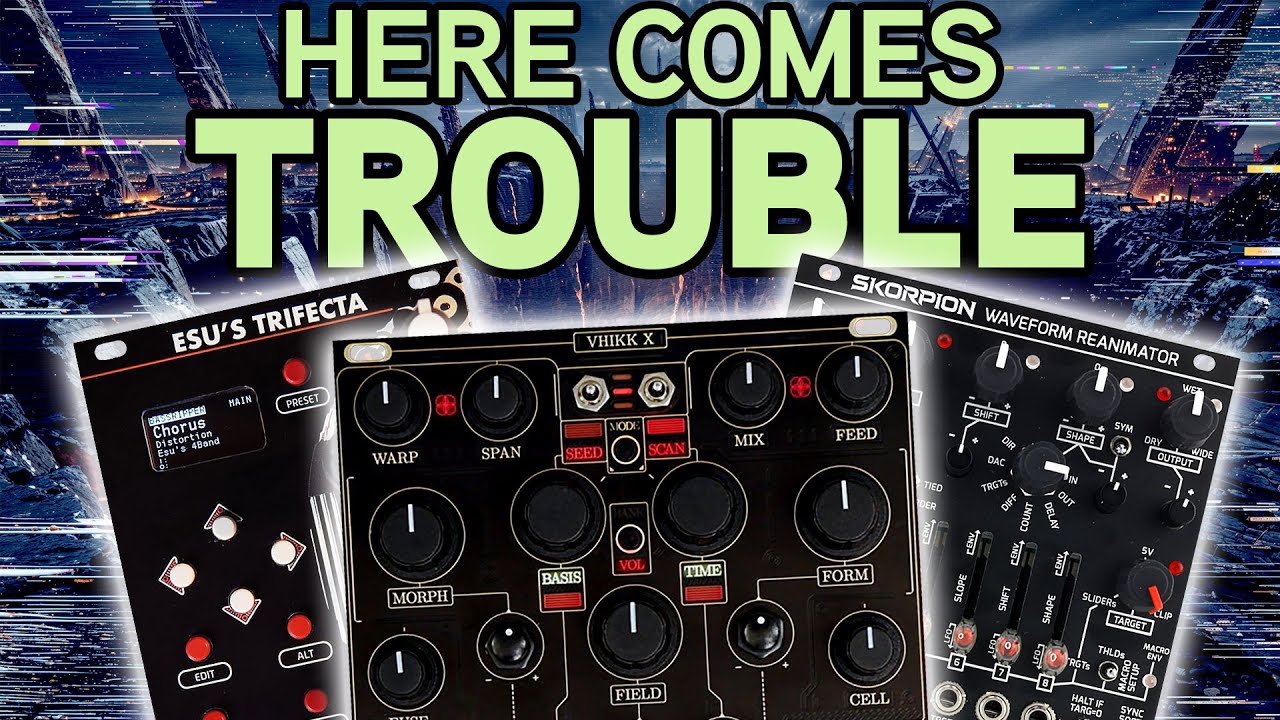 Video thumbnail: Trifecta of Ruin: Apocalyptic Performance Featuring Eurorack’s Darkest Modules
