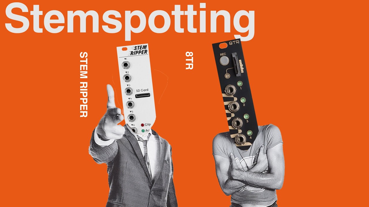 Video thumbnail: Choose Stems. ALM’s Stem Ripper vs Halftime Modular’s 8TR